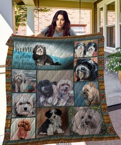 Havanese Love Quilt Bedding Set, Ideal for Dog Lovers