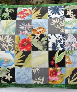 Hawaiian Island Quilt Blanket - The Perfect Throw for Beach Lovers