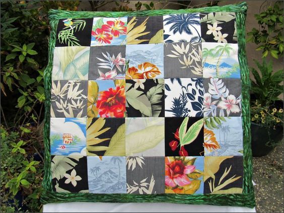 Hawaiian Island Quilt Blanket - The Perfect Throw for Beach Lovers