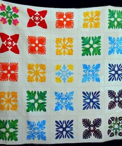 Hawaiian Pattern Quilt Blanket - Perfect Gifts for Tropical Lovers