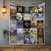 Hawkwind Album Art Vintage Quilt Blanket with Keywords