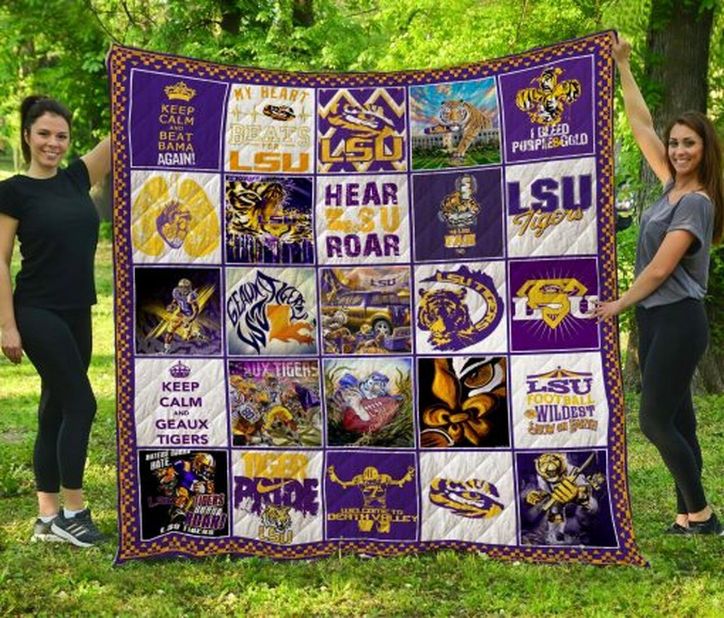 Hear the Roar of LSU Tigers with this Unique Quilt Bedding Set