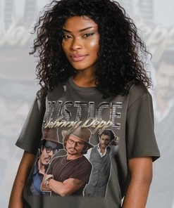 Hearsay Your Honor JUSTICE For JOHNNY DEPP Vintage Shirt - Pirate Homage Tee