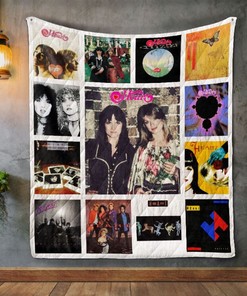 Heart Album Vintage Quilt Blanket - Enjoy the Music of Heart with this Vintage Quilt Bedding Set