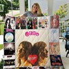 Heart Band Retro Collection Quilt Bedding Set - Nostalgic and Musical Quilt Set for Fans of the Band