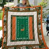 Heart To NCAA Miami Hurricanes Collection Collected Quilt Blanket for Fans