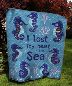 Heart for the Sea Horse Quilt Bedding Set