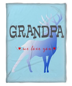 Heart to Heart Quilt Bedding Set for Grandpa - A Cozy Birthday Gift for Him