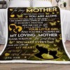 Heartwarming Blanket from Mother to Daughter - Butterfly Themed Quilt Bedding Set for Moms