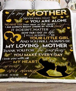 Heartwarming Blanket from Mother to Daughter - Butterfly Themed Quilt Bedding Set for Moms