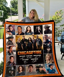 Heat Up Your Nights With Chicago Fire Quilt Blanket