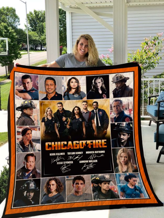 Heat Up Your Nights With Chicago Fire Quilt Blanket