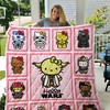 Hello Kitty Star Wars quilt blanket for crossover fans
