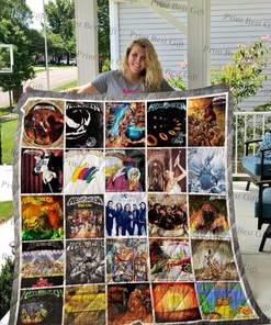 Helloween Co Poster Collection Quilt Bedding Set
