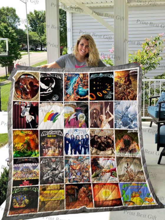 Helloween Co Poster Collection Quilt Bedding Set