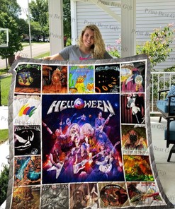 Helloween Co Poster Rock Quilt Bedding Set