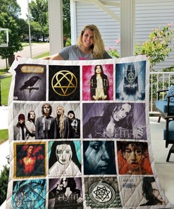 Helsinki Him Albums Collection Quilt Blanket, Perfect for Gothic Rock Enthusiasts
