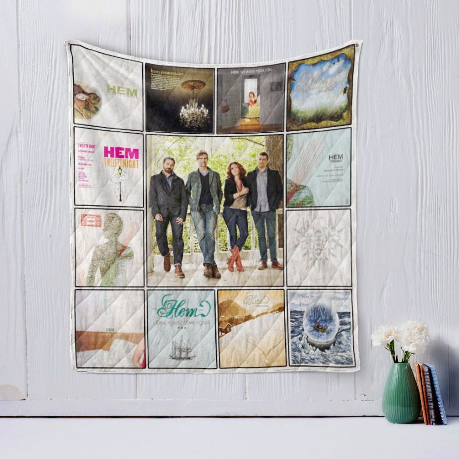 Hem Band Quilt Blanket with Unique Design and Comfortable Material