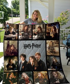 Hermione Granger Harry Potter Movies Quilt Blanket featuring the Iconic Character