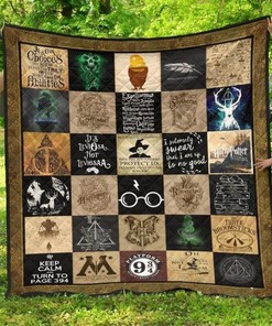 Hermione Harry Potter It's MimOsa Not MimosA Collection Quilt Blanket