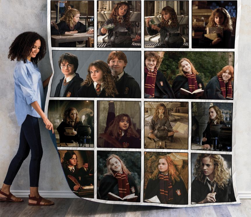 Hermione and Friends Harry Potter Movies Quilt Blanket