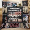 Heroes Never Die Veteran Dad Quilt Blanket: Ideal Custom Gift