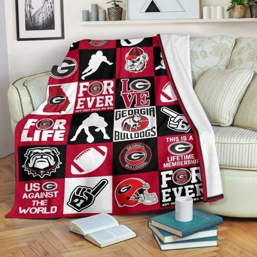 High-Quality Georgia Bulldogs Premium Blanket - Show Your Support in Style