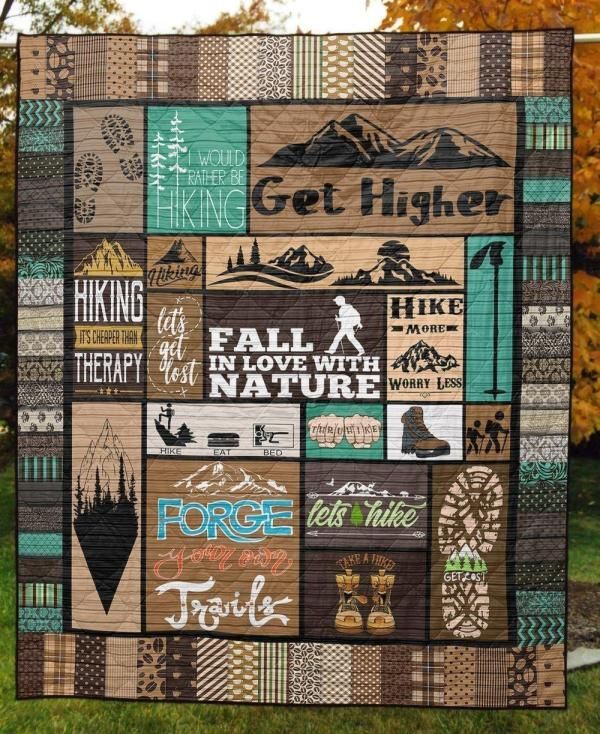 Hiking Fall In With Nature Quilt Bedding Set with Related Topic