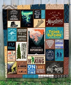 Hiking Fanatics Needed This Quilt Blanket