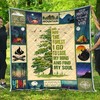 Hiking the Forest I Go Quilt Dup - Cozy Quilt Blanket for Outdoor Lovers