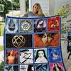 Him Band Retro Collection Quilt Bedding Set with Vintage Style