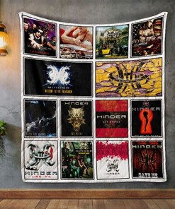 Hinder Band Album Quilt Bedding Set for Music Enthusiasts