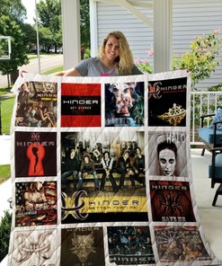 Hinder Rock Band Albums Quilted Bedding Set - For Fans Collection