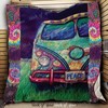 Hippie Bus Quilt Blanket D416 DUP: Perfect for Fans of All Ages