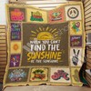 Hippie Quilt Blanket: When You Can't Find The Sunshine, Be The Sunshine