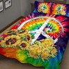 Hippie Sunflower Duvet Cover & Pillowcases Bedding Set