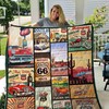 Historic Route History Quilt Blanket Travel Bedding Set