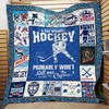 Hockey Quilt - Show Your Love for the Sport with this Quilted Blanket