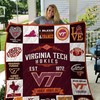 Hokies Combined Virginia NCAA Quilt Bedding Set