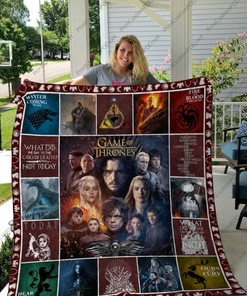 Hold The Door Game Of Thrones Quilt Bedding Set for Fans with Epic Quotes