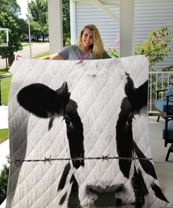 Holstein Cow Quilt Blanket for Home Decor