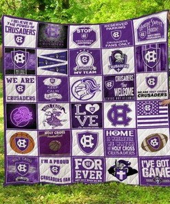 Holy Cross Crusaders NCAA Quilt Blanket - Show Your Support with This Quilted Bedding