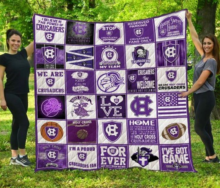 Holy Cross Crusaders NCAA Quilt Blanket - Show Your Support with This Quilted Bedding