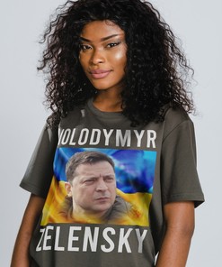 Homage Shirt for Fans of Ukraine President Voldymyr Zelensky