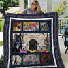 Home Of French Bulldog Collection Bed Set Queen with Quilt Blanket