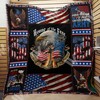 Home of the Free Quilt Bedding Set with Patriotic Theme