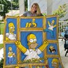 Homer Simpson Fans Must-Have Funny Quilt Blanket