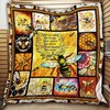 Honey Bee Quilt Blanket KC1807 with Quotes, Cute Bed Set