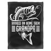 Hooked on Being Grandma Quilt Bedding Set for Grandparents - A Thanksgiving Gift for Granddaughter