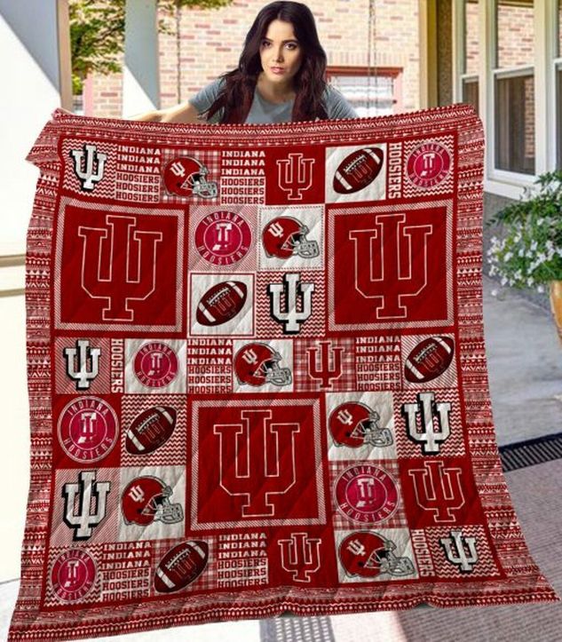 Hoosiers NCAA Indiana Hoosiers Green Quilt Blanket for Fans